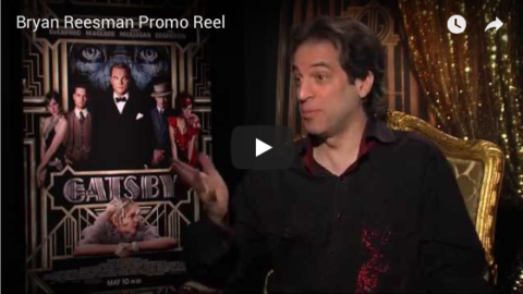 pic of Bryan Reesman at The Great Gatsby press junket