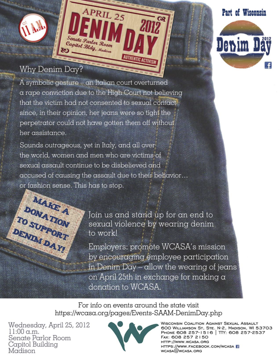 Denim Day flyer