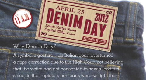 selection from Denim Day flyer